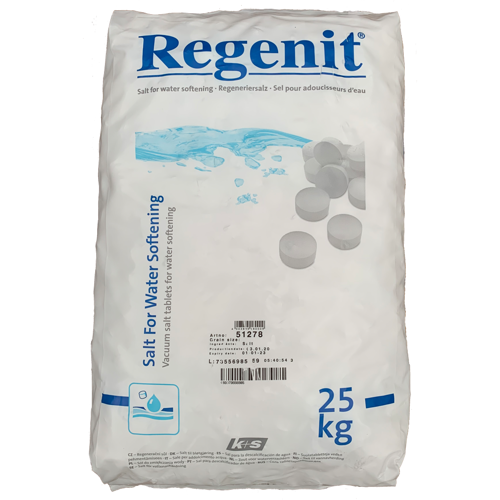Collected 25kg Tablet Water Softener Salt (Regenit)