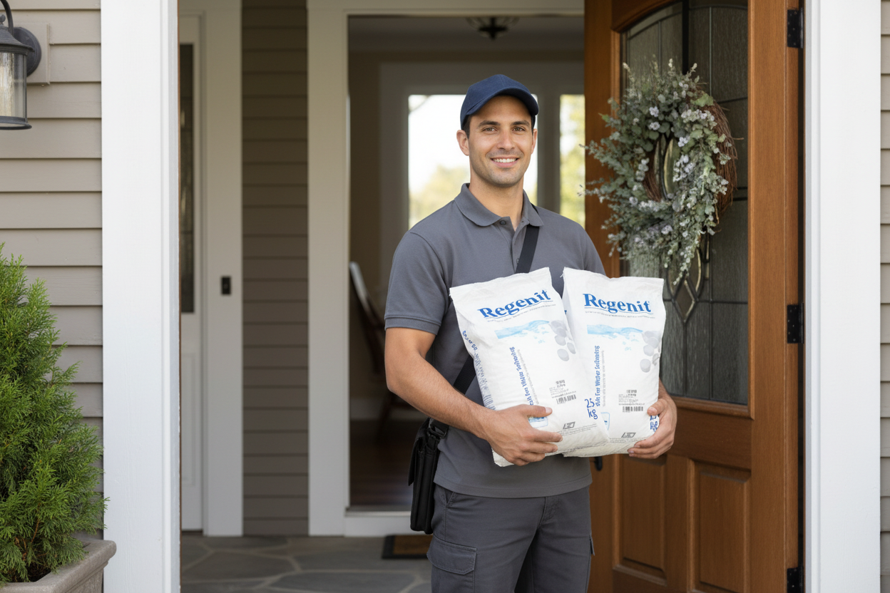 Water softener salt delivery plus