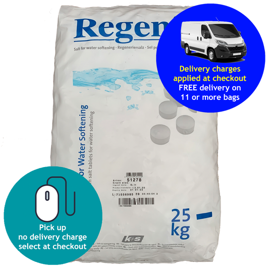 25kg Tablet Water Softener Salt (Regenit)